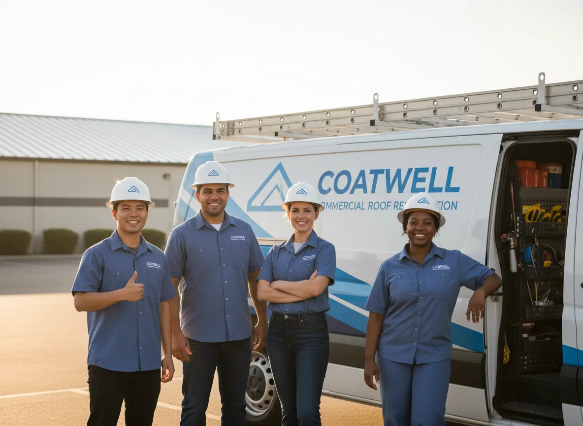 Commercial roof coating company in Clemons, IA